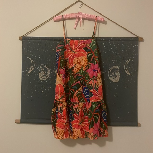 🌙SHEIN Vibrant Floral Spaghetti Strap Dress🌙 - Picture 8 of 10